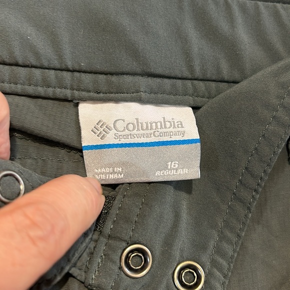 Columbia convertible pants women’s 16 hiking utility workwear cargo omni-shade - Picture 9 of 16